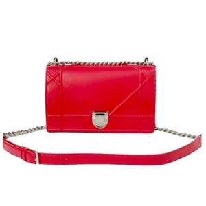 Dior/ Diorama leather crossbody bag